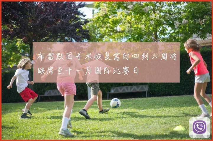 布雷默因手术恢复需时四到六周将缺席至十一月国际比赛日
